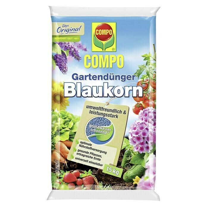 Compo Blaukorn NovaTec (15 kg, Inhalt ausreichend für ca.: Anwendungsbedingt)