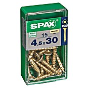 Spax Universalschraube (Ø x L: 4,5 x 30 mm, Vollgewinde, 15 Stk.)