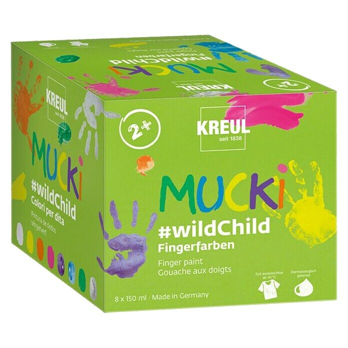 KREUL MUCKI Fingerfarben Premium-Set #wildChild