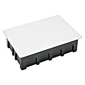Famatel Caja de empotrar con tapa (200 x 130 x 60 mm, Con tapa, Blanco, 1 ud.)