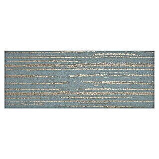 Zidna pločica Goldstone Teal Lines (35 x 90 cm, Plavo-zlatne boje)