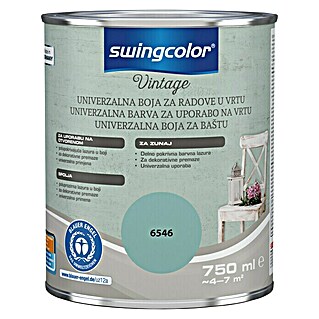 swingcolor Vintage Lazura za uporabu u vanjskom prostoru (Zelena, Sadržaj: 750 ml, Svilenkasti mat)