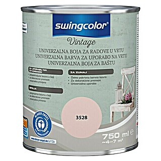 swingcolor Vintage Lazura za uporabu u vanjskom prostoru (Roza, Sadržaj: 750 ml, Svilenkasti mat)