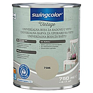 swingcolor Vintage Lazura za uporabu u vanjskom prostoru (Siva, Sadržaj: 750 ml, Svilenkasti mat)