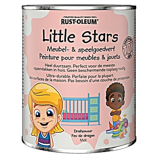 Rust-Oleum Little Stars Kleurverf (Drakenvuur, 750 ml, Mat, Meubels en speelgoed)