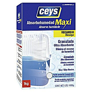 Ceys Recambio de tableta para el deshumidificador (Neutral, 1.000 g)