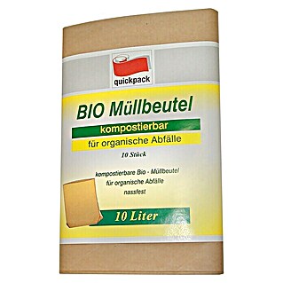 Quickpack Vreće za smeće Bio-Abfallbeutel (10 l, 10 Kom., Smeđe boje)