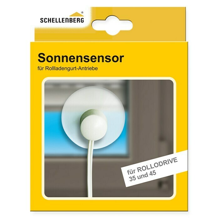 Schellenberg Sonnensensor (Passend für: RolloDrive 35 und 45, Weiß)
