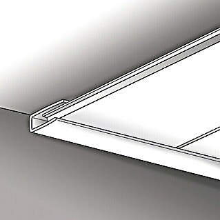 HDM Outdoor Startprofiel voor carport panelen (300 x 2,5 x 1,1 cm, Pvc, Titaan wit)