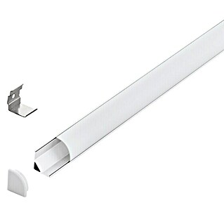 Eglo Profil Corner Profile 1 (100 x 1,6 x 1,6 cm, Weiß, Aluminium)