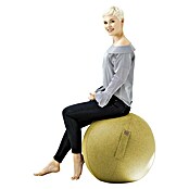 Sitting Ball Gymnastikball Felt (Senf, Durchmesser: 65 cm, Material Bezug: 100 % Polyester)