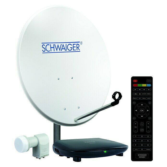 Schwaiger HD-SAT-Anlage Satellitenanlage für 1 Teilnehmer