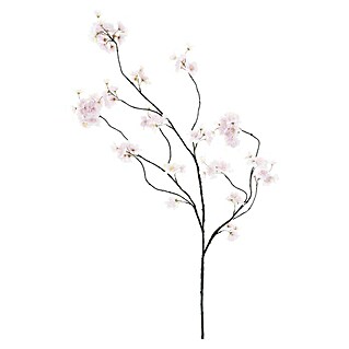 Kunstbloem Prunus Malaga (Hoogte: 126 cm, Polyester, Roze)