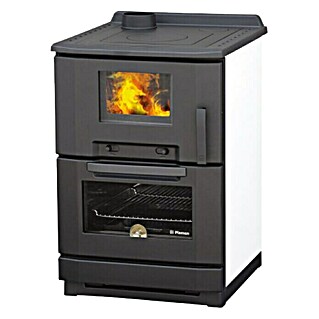 Plamen Štednjak na drva Calorex 100 (7,5 kW, Kapacitet grijanja prostorije: 150 m³, Bijele boje, Crne boje)