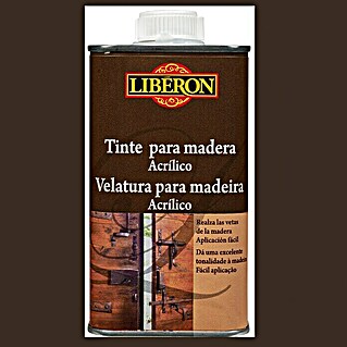 Libéron Tinte para madera acrílico paleta rústica (Wengué, 250 ml, Mate sedoso)