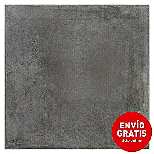 Pavimento porcelánico Madox (60 x 60 cm, Antracita, Rectificado, Efecto cemento)