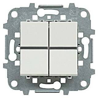 Niessen Zenit Interruptor/Conmutador doble (Blanco)