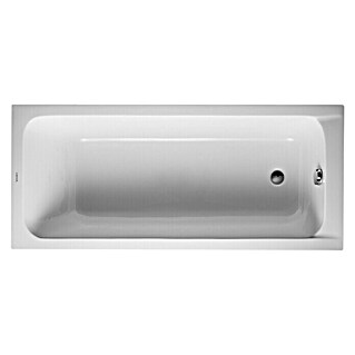 Duravit D-Code Badewanne (160 x 70 cm, Ablauf: Fußende, Sanitäracryl, Weiß)