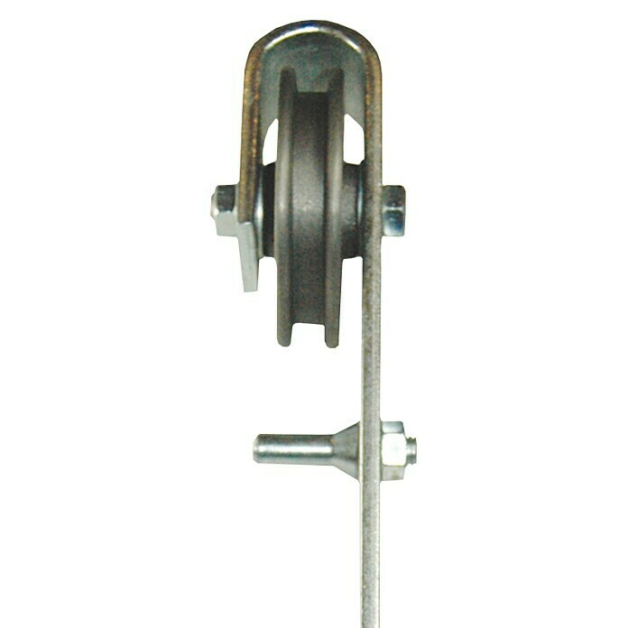 HBS Betz Schiebetorrolle mit Bügel (Traglast: 75 kg, Durchmesser: 105 mm, Länge: 46,5 cm)