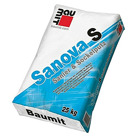 Baumit Sanierputz Sanova S (25 kg, Körnung: 2 mm)