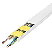 Inofix Canaleta para cables (L x An x Al: 200 x 5,3 x 2 cm, Blanco)