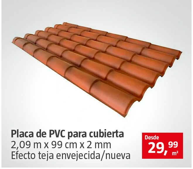 Placa de PVC para cubierta