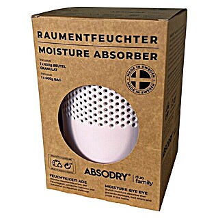 Absodry Luftentfeuchter Duo Family (Pink, 600 g)