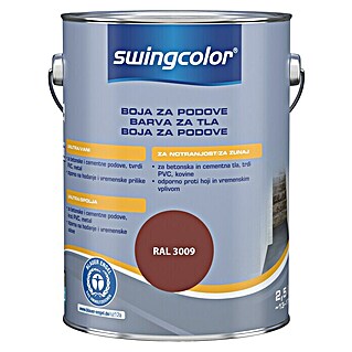 swingcolor Boja za pod (Crvene boje, 2,5 l)