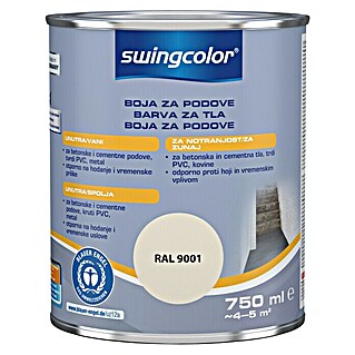 swingcolor Boja za pod (Bijele boje, 750 ml)