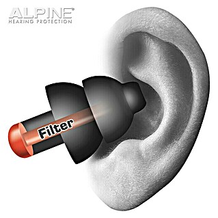 Alpine Zaštitni čepići za uši Worksafe (Područje primjene: Gradilište, 1 Par)