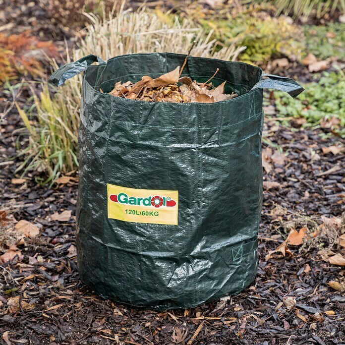 Gardol Saco para residuos del jardín (120 l, Altura: 60 cm, Diámetro: 50 cm)