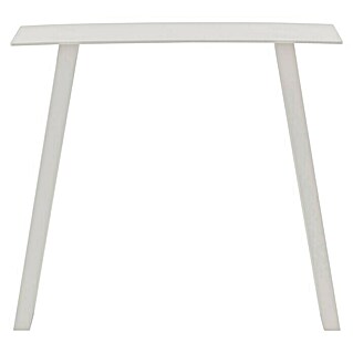 Tischbein-Set (B x T x H: 800 x 150 x 723 mm, Weiß, U-Form, Passend für: Tischplatten Breite 80 - 90 cm)