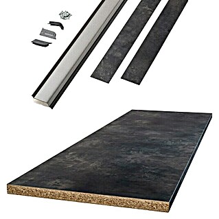 Küchenarbeitsplatten-Set (4915 Blue Steel, 244 x 63,5 x 3,8 cm)