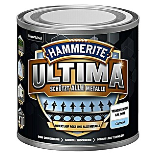 Hammerite Metall-Schutzlack ULTIMA (RAL 9016, Verkehrsweiß, 250 ml, Glänzend)