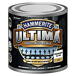 Hammerite Metall-Schutzlack ULTIMA (RAL 9016, Verkehrsweiß, 250 ml, Matt)