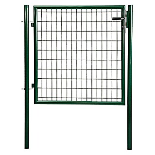 Puerta de valla Residencial (100 x 100 cm, Verde, Metal)