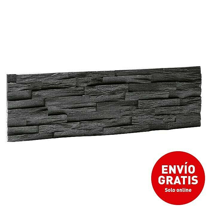 Paneles de poliestireno expandido/Benevento negro/revestimiento de piedra/decoración para paredes/azulejos/revestimiento para paredes negro 