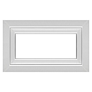 Solid Elements Kunststofffenster Q71 Supreme (B x H: 100 x 60 cm, Links, Weiß)