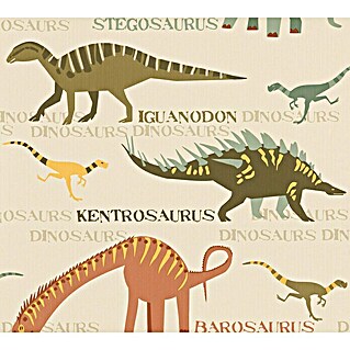 AS Creation Boys And Girls 6 Papiertapete Dinosaurier (Bunt, Motiv, 10,05 x 0,53 m)