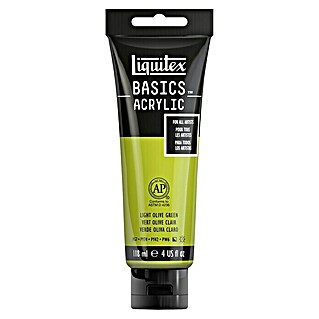 Liquitex Basics Acrylfarbe (Olivgrün hell, 118 ml, Tube)