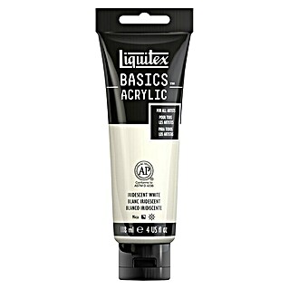 Liquitex Basics Acrylverf (Iridescent White, 118 ml, Tube)