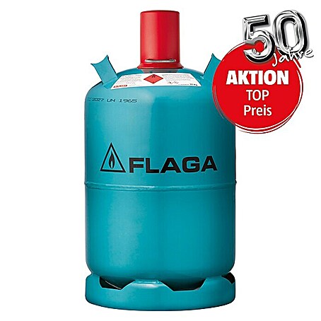 FLAGA Gasflasche (11 kg, Geeignet für: Grillgeräte)
