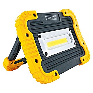 Schwaiger Mobiler LED-Strahler Works4You (Akkubetrieben, 20 W, L x B x H: 175 x 45 x 130 mm, IPX4)