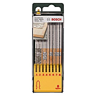 Bosch Set listova za pilu (Drvo/metal, 8 -dij., T-završetak)