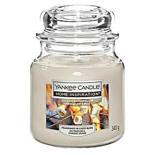 Yankee Candle Home Inspirations Duftkerze (Im Glas, Toasted Marshmallow, Medium)