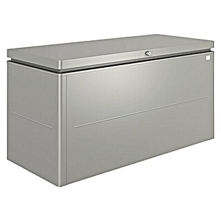 Biohort Garten-Aufbewahrungsbox LoungeBox 160 (L x B x H: 160 x 70 x 84 cm, Quarzgrau Metallic, Stahl)