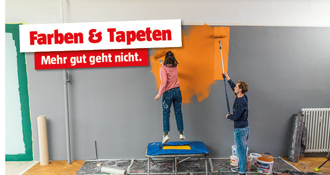 TV Kampagne Farben Tapeten