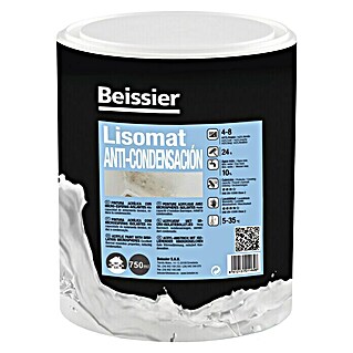 Beissier Pintura acrílica anti-condensación Lisomat (Blanco, 750 ml)
