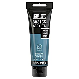 Liquitex Basics Acrylverf (Turquoise Blue, 118 ml, Tube)