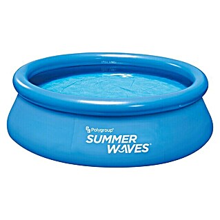 Pool-Set Summer Waves (Ø x H: 213 x 66 cm, 1,95 m³, Blau)
